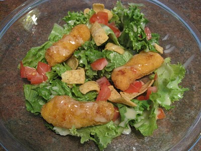 Fried Drumstick Salad